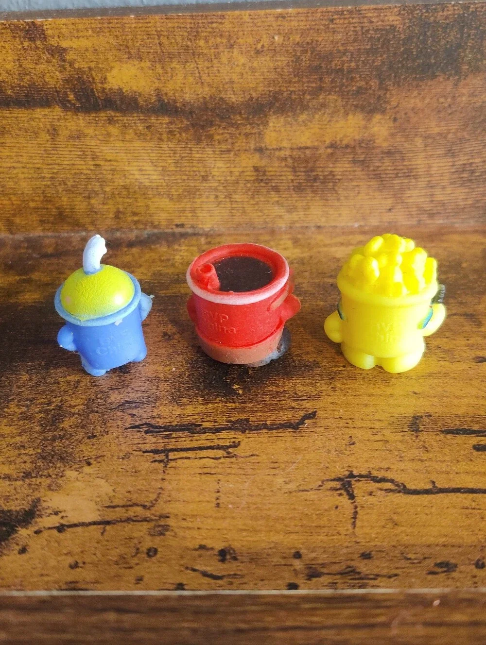 Arcade Snackins Mini Figurines Slushie Popcorn Soda Cup Set pencil toppers blind